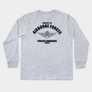 Canadian Airborne Forces Kids Long Sleeve T-Shirt